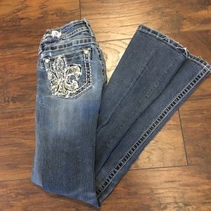 Fleur De Lis Miss Me Jeans 24